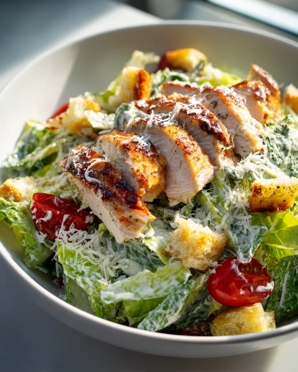 Leckere Hähnchen Caesar Bowls: Schnell & einfach gemacht!