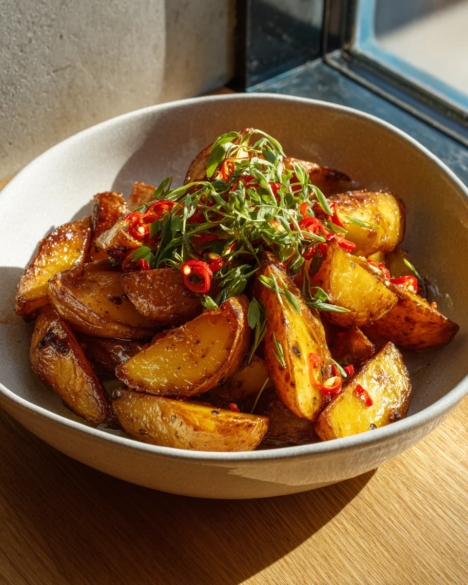 Deine Knusprige Honig Chili Kartoffeln: Süß, Scharf, Lecker!