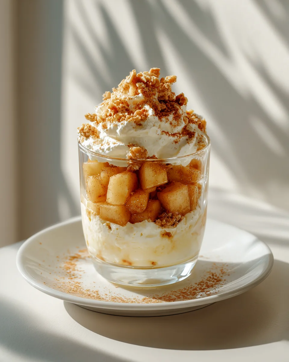 Bratapfel Dessert im Glas: Winterlicher Genuss leicht gemacht!