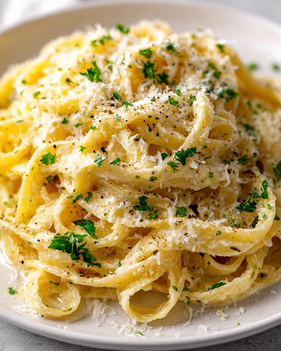 Blitzschnelle Knoblauch-Parmesan Nudelpfanne – einfach lecker!