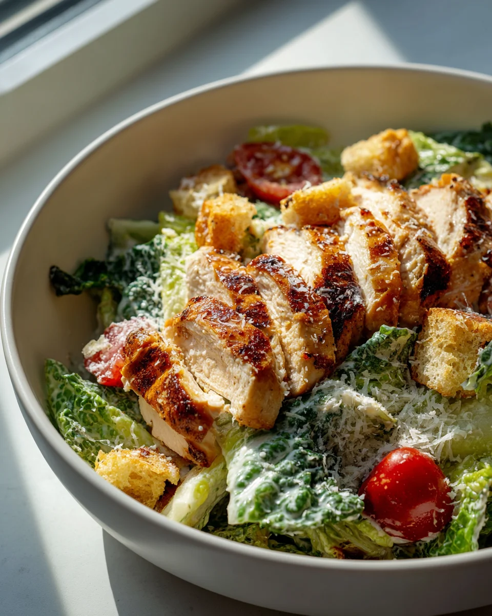 Leckere Hähnchen Caesar Bowls: Schnell & einfach gemacht!