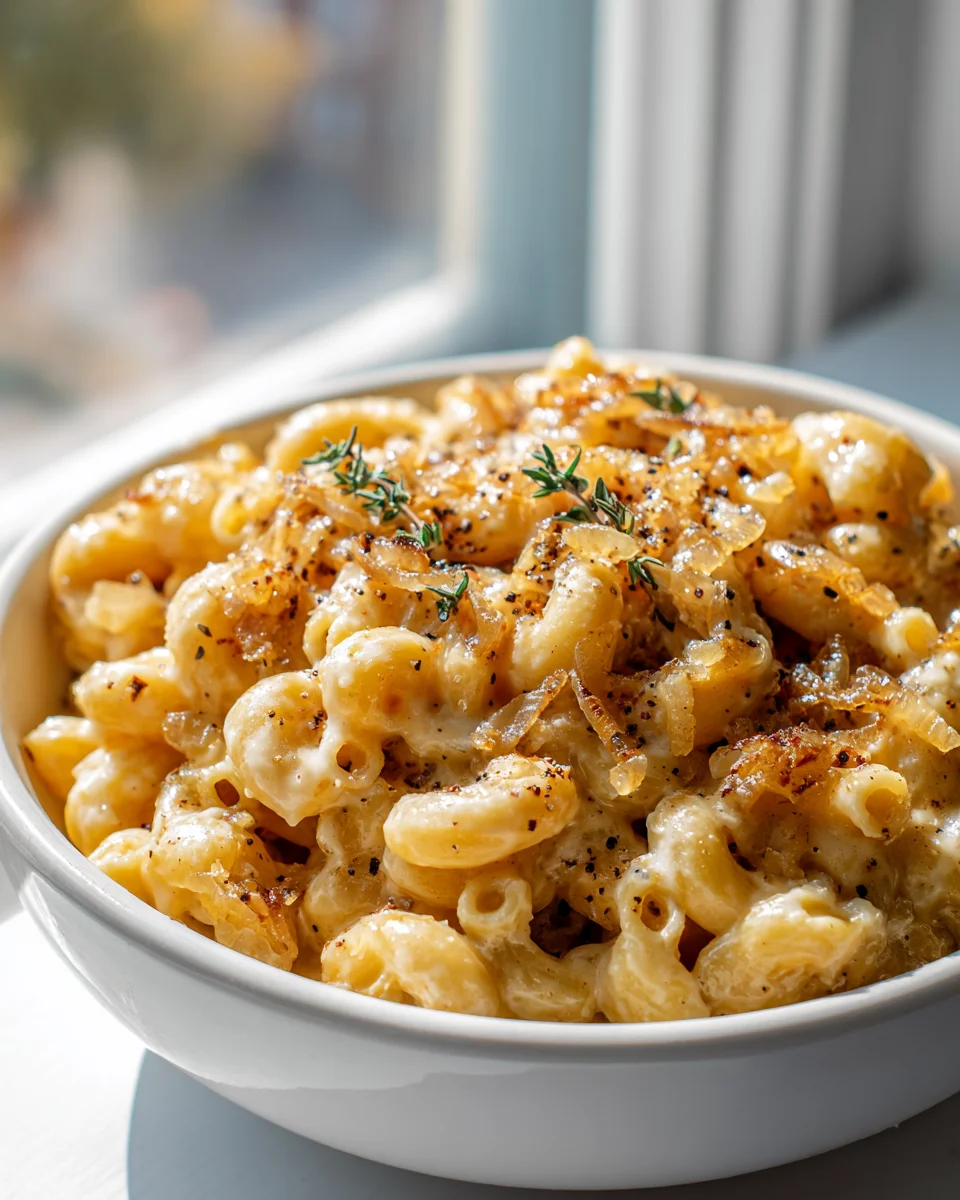 French Onion Soup Mac & Cheese: Das ultimative Geschmackserlebnis