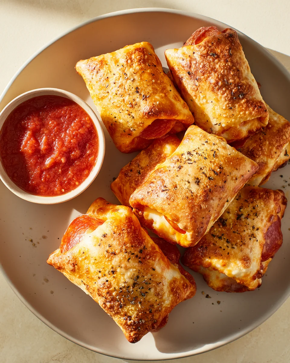 Perfekte Air Fryer Pizza Rolls: Knusprig in Minuten!