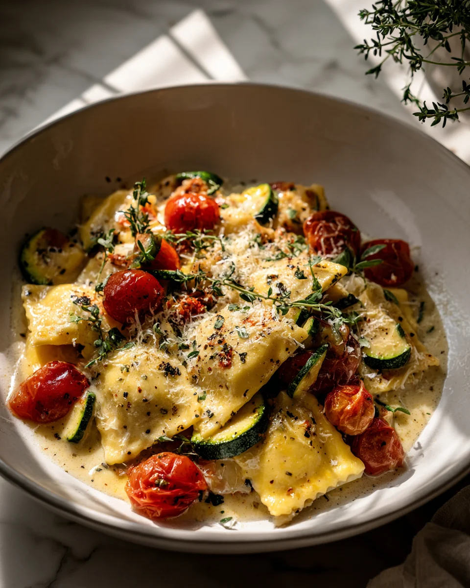 Cremige Maultaschenpfanne mit Zucchini & Tomaten: Dein Rezept