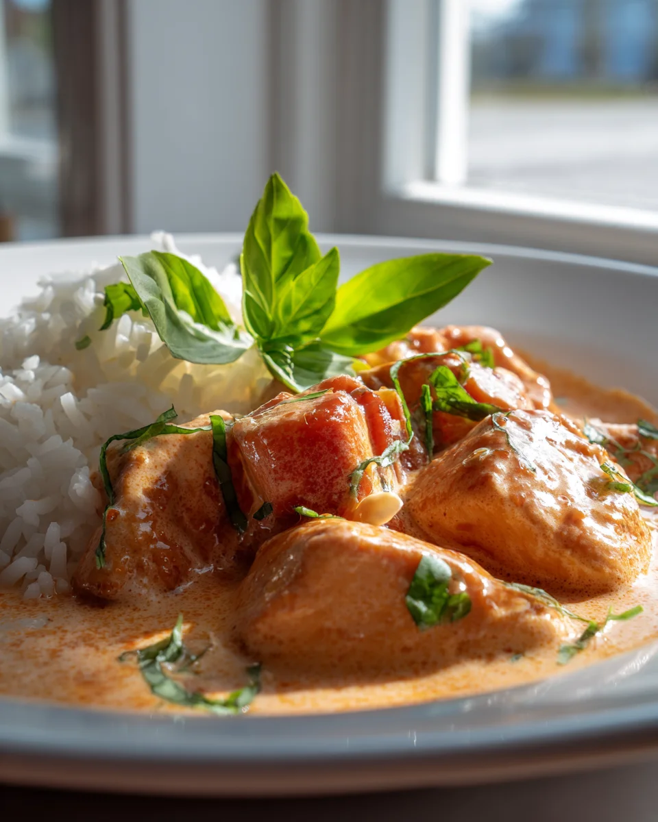 Einfaches Hähnchen mit Reis und Tomatensauce – Schnell & Lecker!