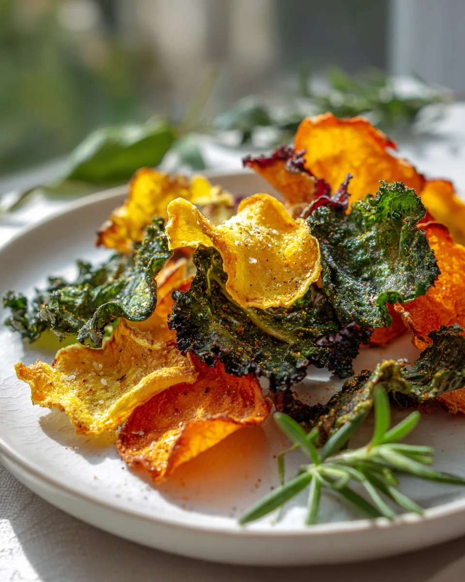 Knusprige Gemüsechips aus dem Backofen – Einfach & Gesund!