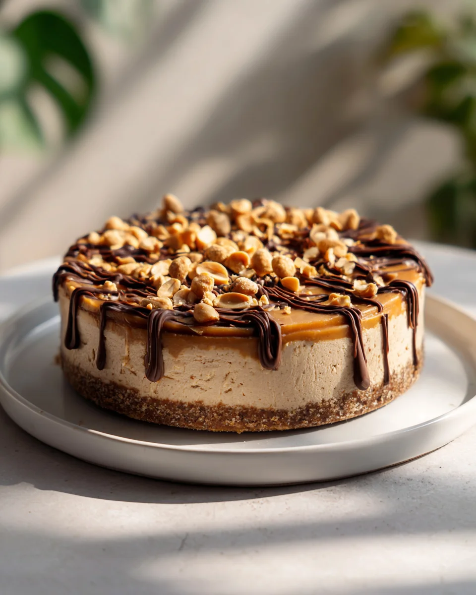Vegan Snickers Cheesecake: Leckerer Genuss ohne Reue!
