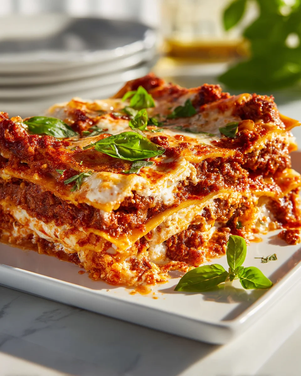 Lasagne ohne Vorkochen: Blitz-Blech-Lasagne, fix fertig!