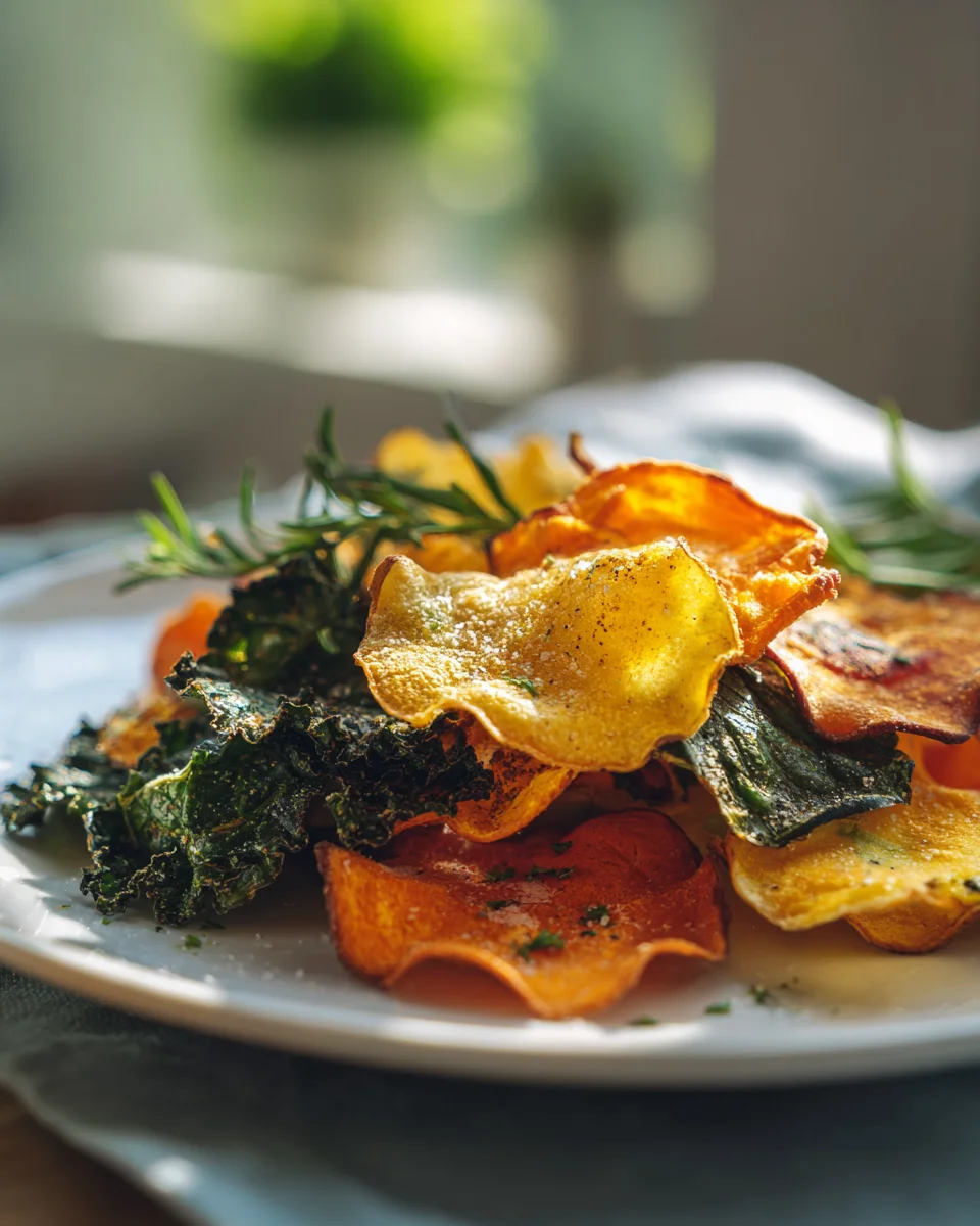 Knusprige Gemüsechips aus dem Backofen – Einfach & Gesund!