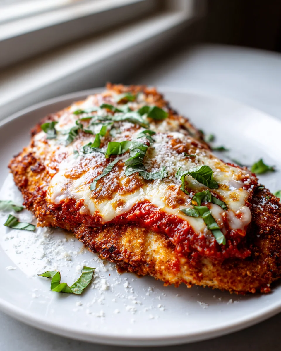 Leckeres Air Fryer Chicken Parmesan Rezept – Gesund genießen!