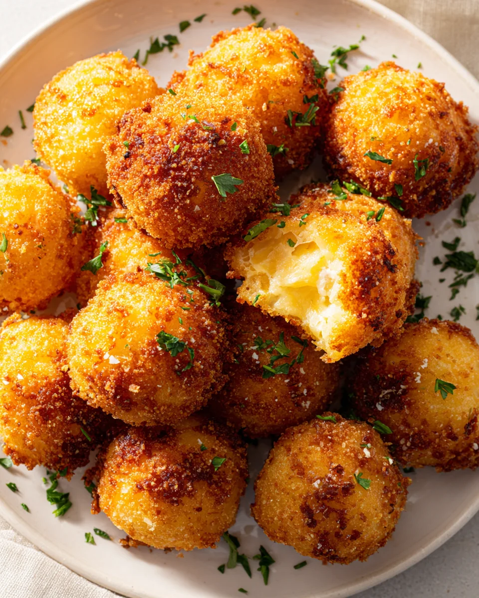 Knusprige Kartoffel-Käse-Puffs: Einfach unwiderstehlich!
