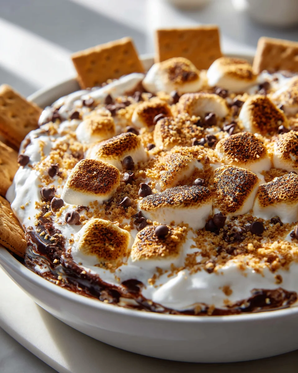 S'mores Dip: Flauschig gerösteter Marshmallow-Traum!