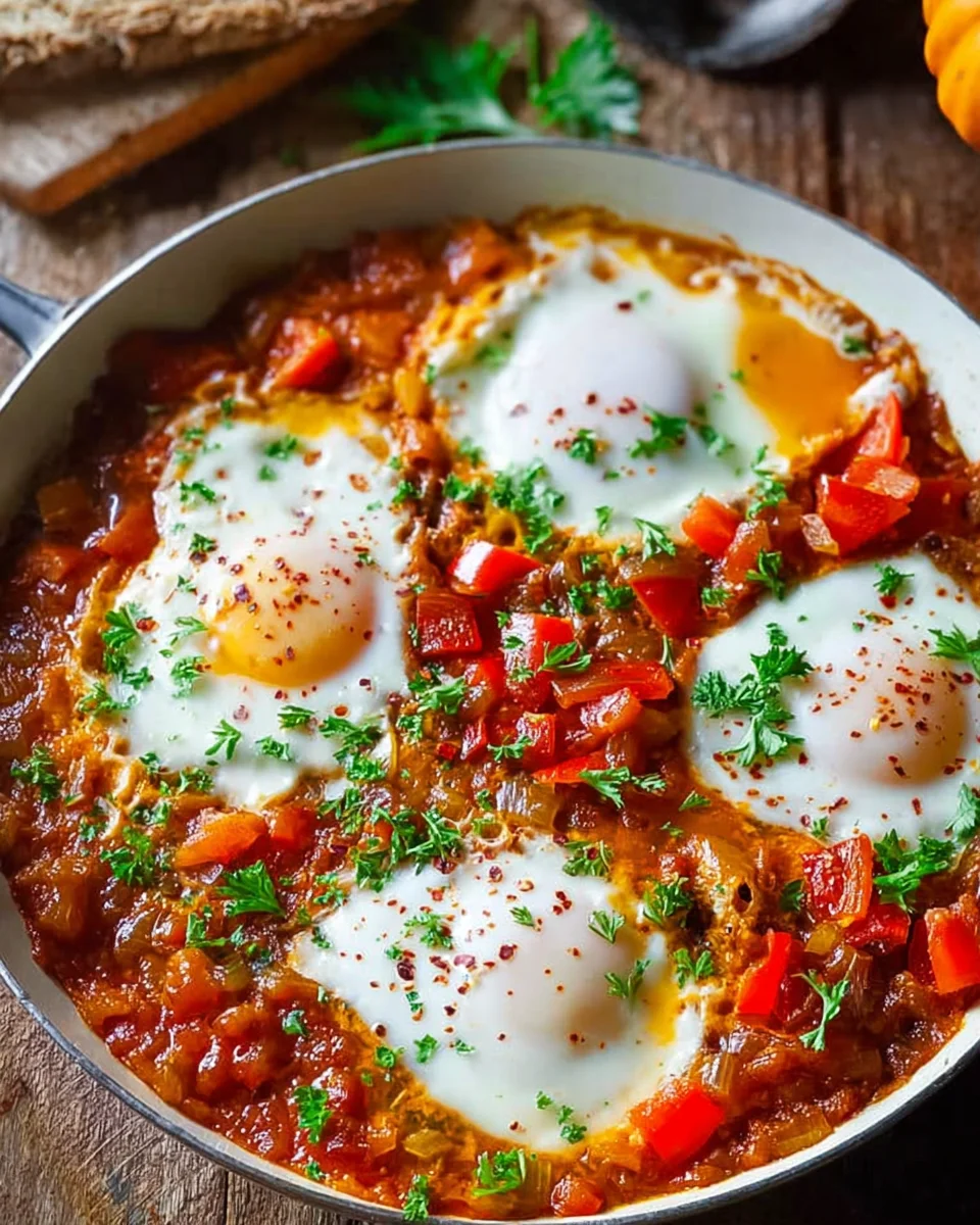 Kürbis-Shakshuka: Dein herzhaftes & wärmendes Herbstgericht.