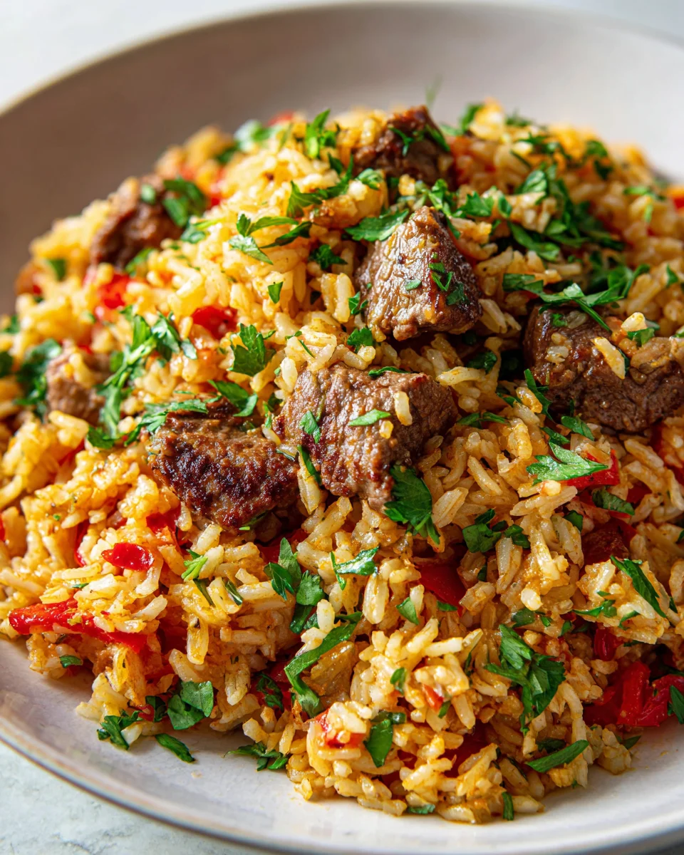 Serbisches Rinder-Reisfleisch One Pot: Schnell & praktisch!