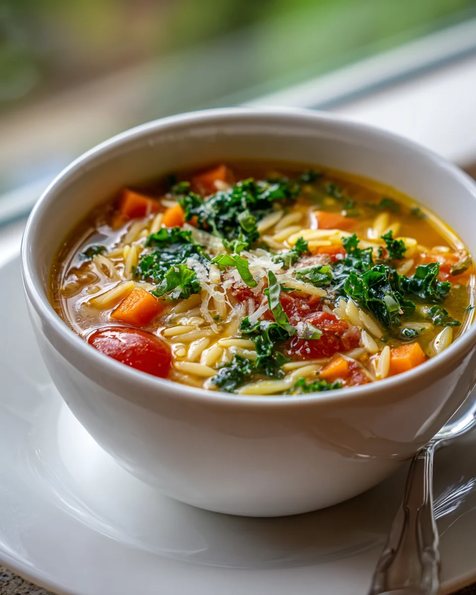 Mediterrane Orzo Suppe Rezept: Schnell & Gesund genießen!