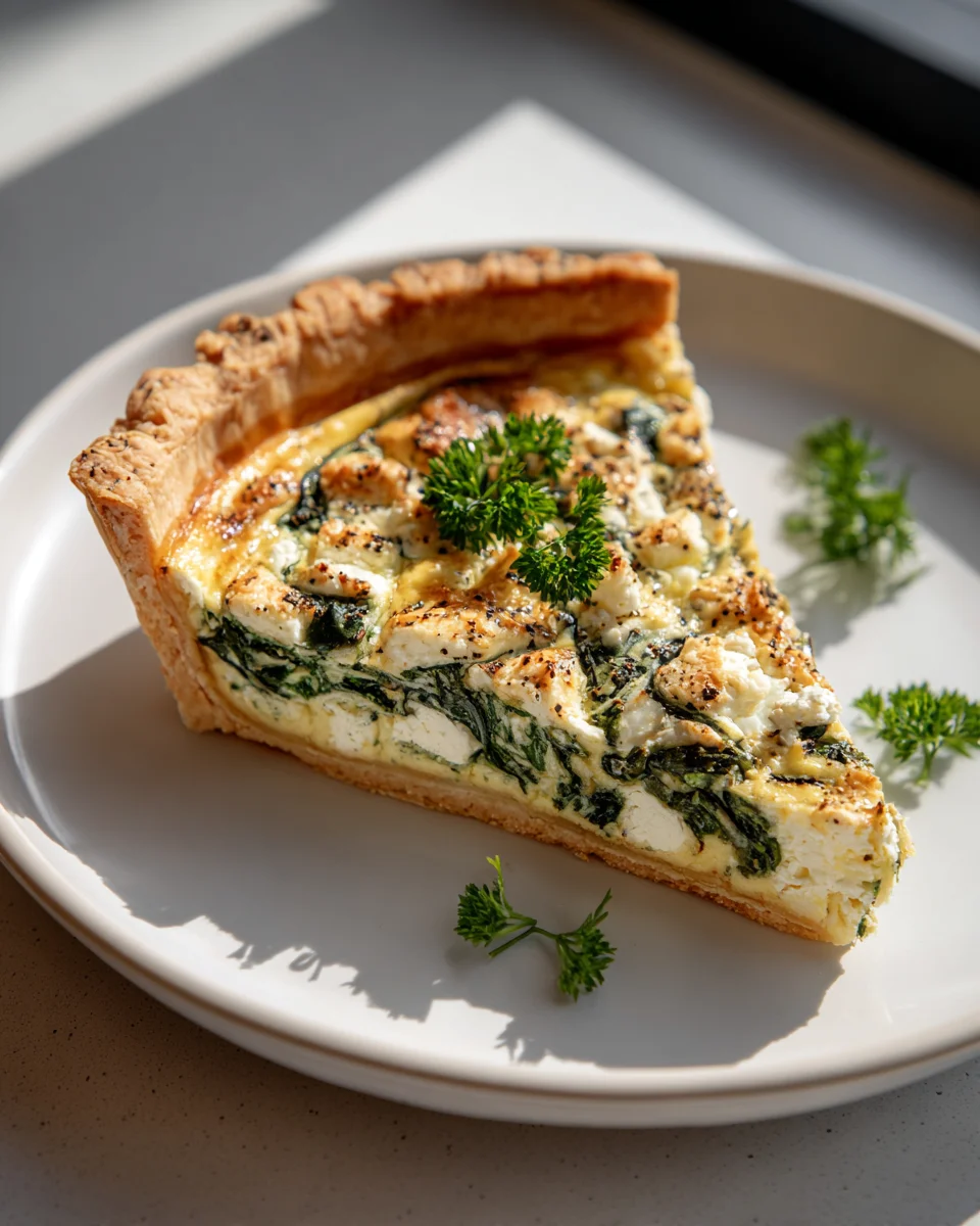 Festliche Osterbrunch Quiche: Spinat & Feta zum Verlieben