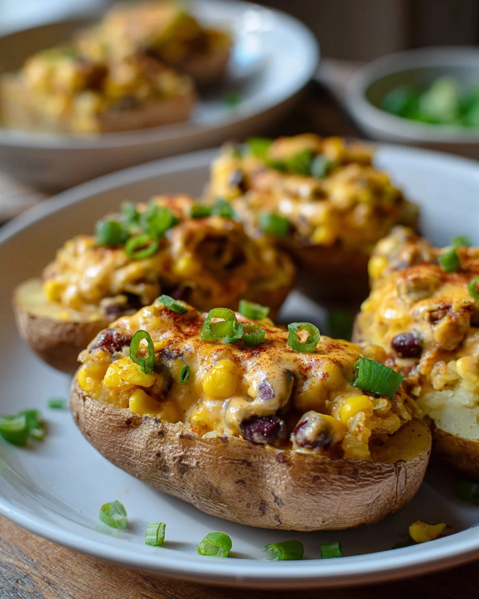 Gefüllte Ofenkartoffeln: Vegan, Glutenfrei & Super Lecker!