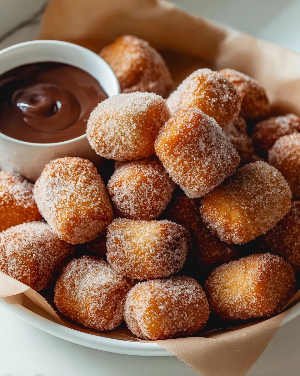 Leckere Churro Bites aus der Heißluftfritteuse Rezept