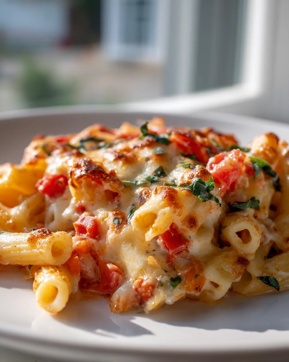 Gouda-Tomaten Baked Ziti: Dein unwiderstehlicher Pasta-Hit!