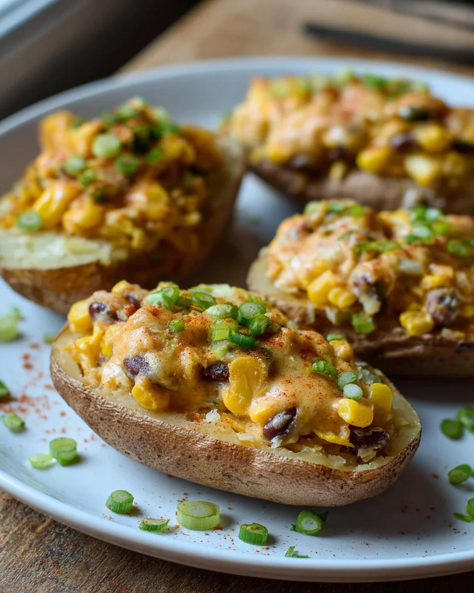 Gefüllte Ofenkartoffeln: Vegan, Glutenfrei & Super Lecker!