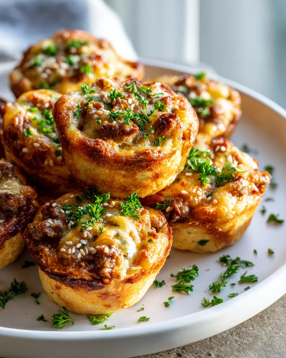 Cheeseburger Muffins: Herzhaft-süßes Party-Rezept für Kids