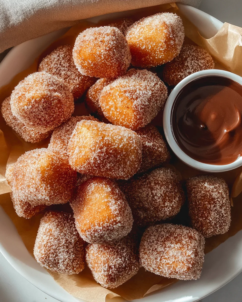 Leckere Churro Bites aus der Heißluftfritteuse Rezept