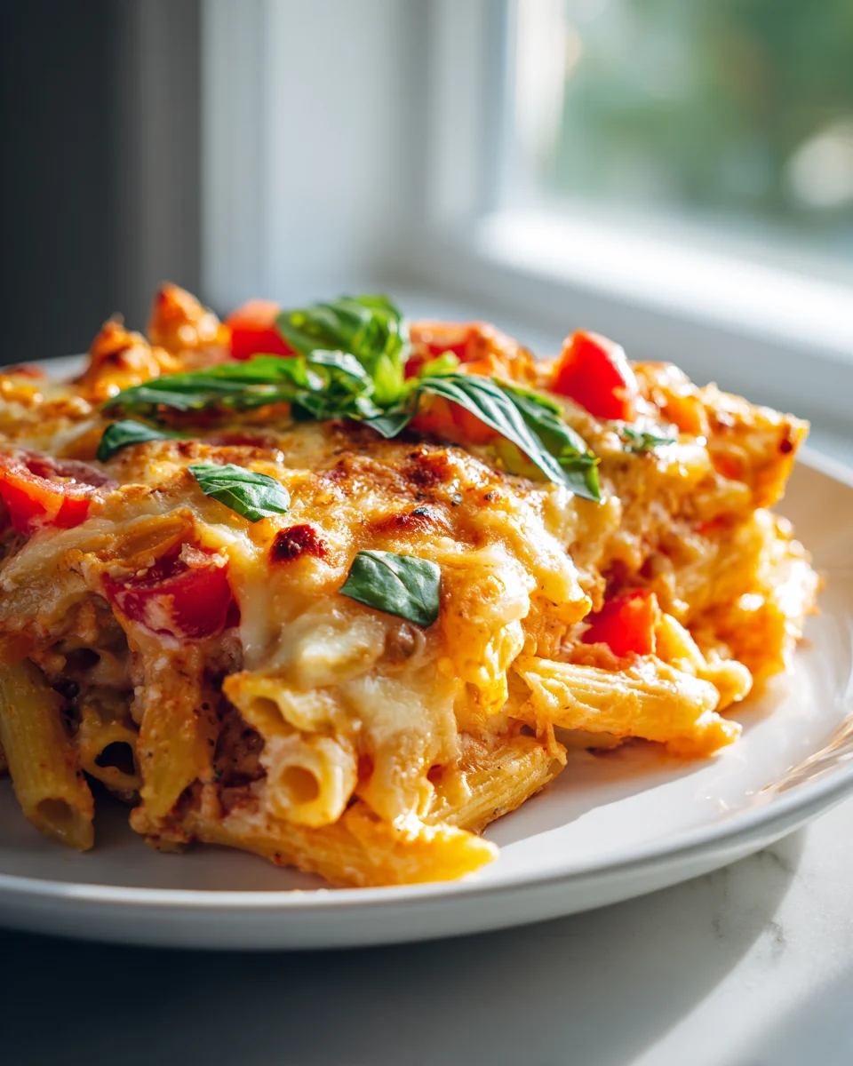 Gouda-Tomaten Baked Ziti: Dein unwiderstehlicher Pasta-Hit!