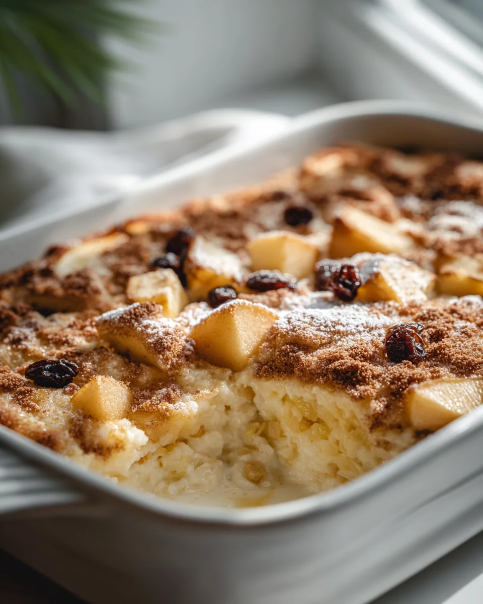 Perfekter Milchreisauflauf mit Äpfeln – Einfach & Lecker!