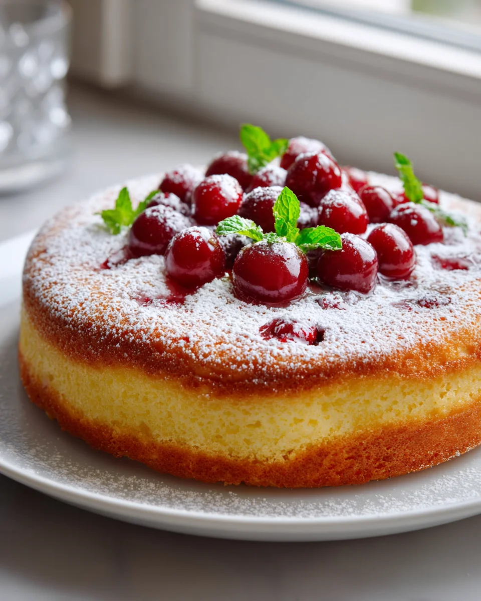 Vanille Kirsch Extract Blechkuchen mit Puddingcreme genießen!