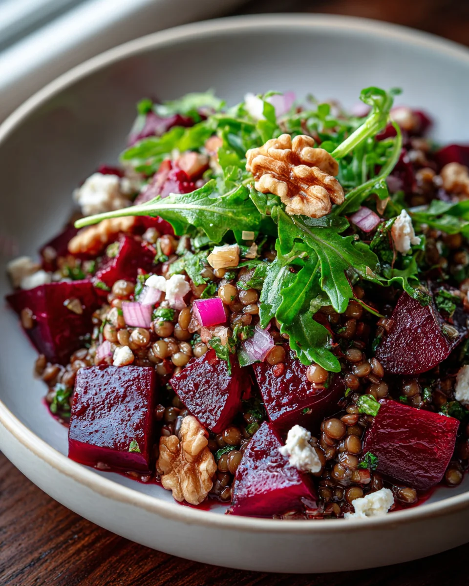 Leckerer Rote Bete Linsen Salat – Gesund und einfach zubereiten!