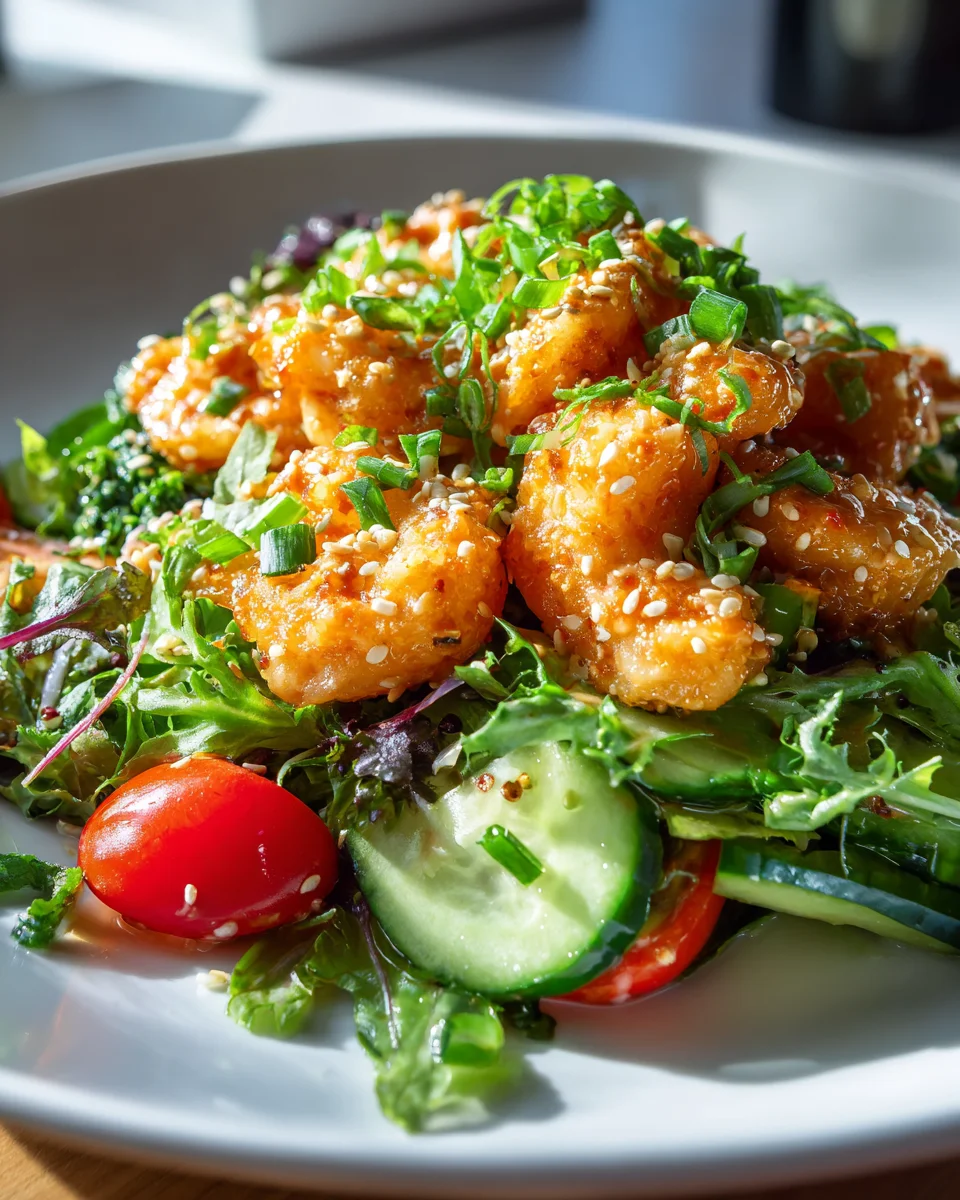 Low Carb Bang Bang Garnelen: Leichtes Salat-Rezept