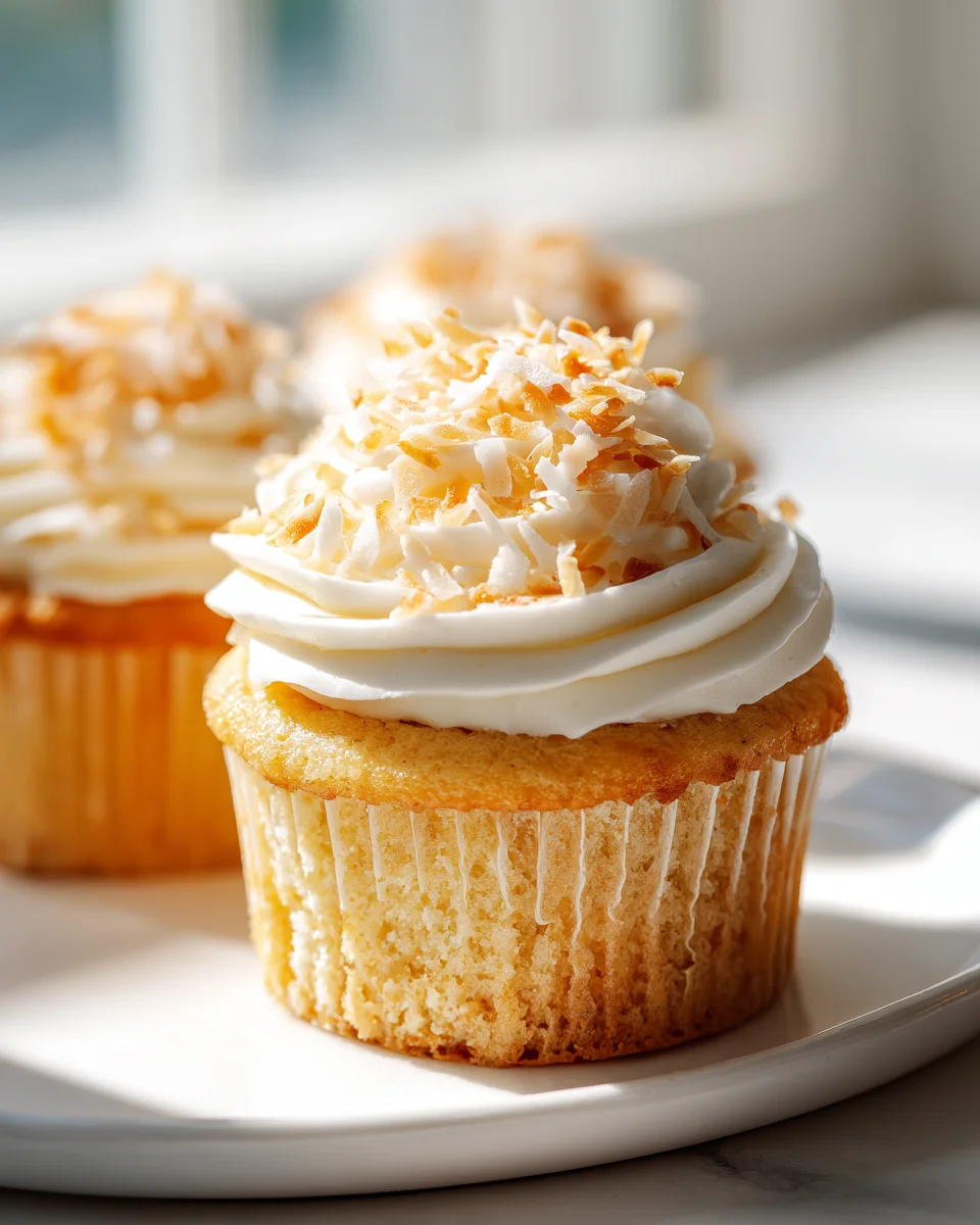 Himmlische Kokosnuss Cupcakes: Süß, saftig & einfach!