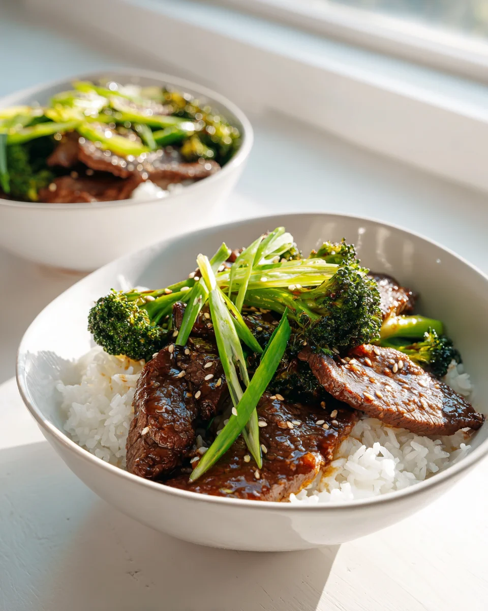 Teriyaki Rindfleisch Brokkoli Reis-Bowl – Einfach & Lecker