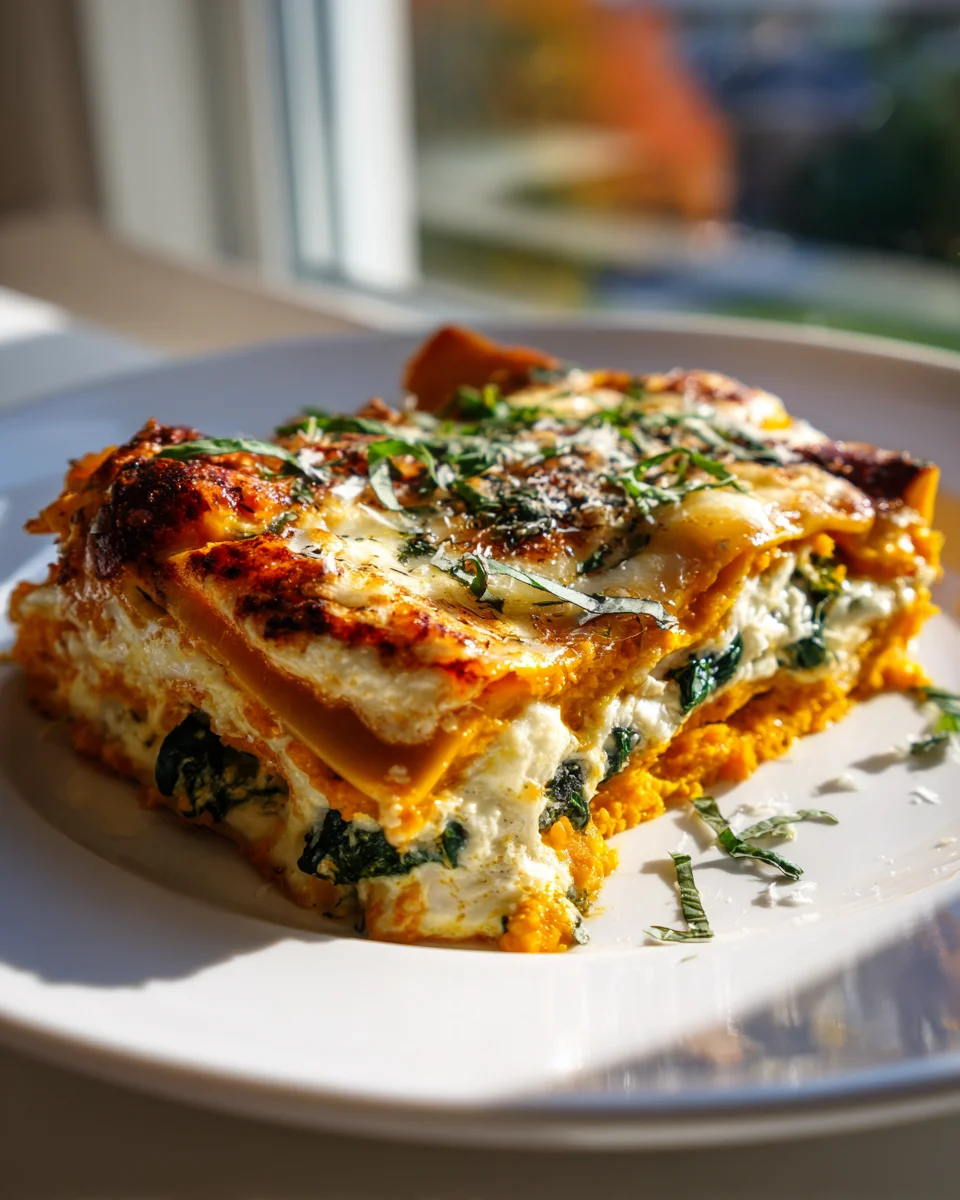Kürbis Lasagne mit Mozzarella: Einfach & Schnell Ofenfertig!
