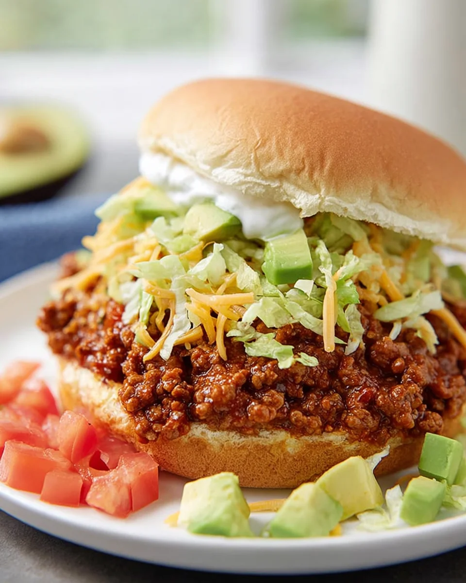 Köstliche Taco Sloppy Joes mit Rindfleisch - Einfach lecker!