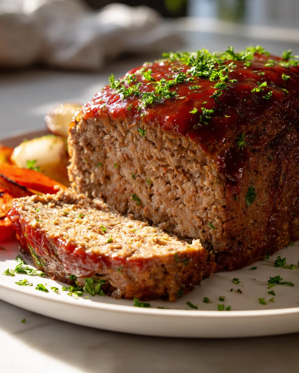 Saftiger Hackbraten aus dem Backofen: Einfach & lecker