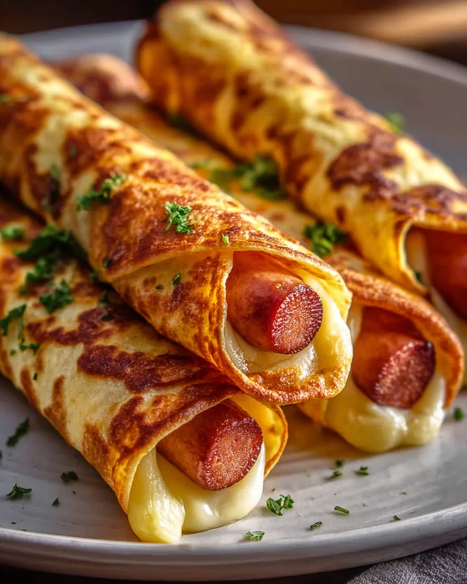 Gebackene Hot Dogs in Tortilla Teig – Ein Genuss für alle!