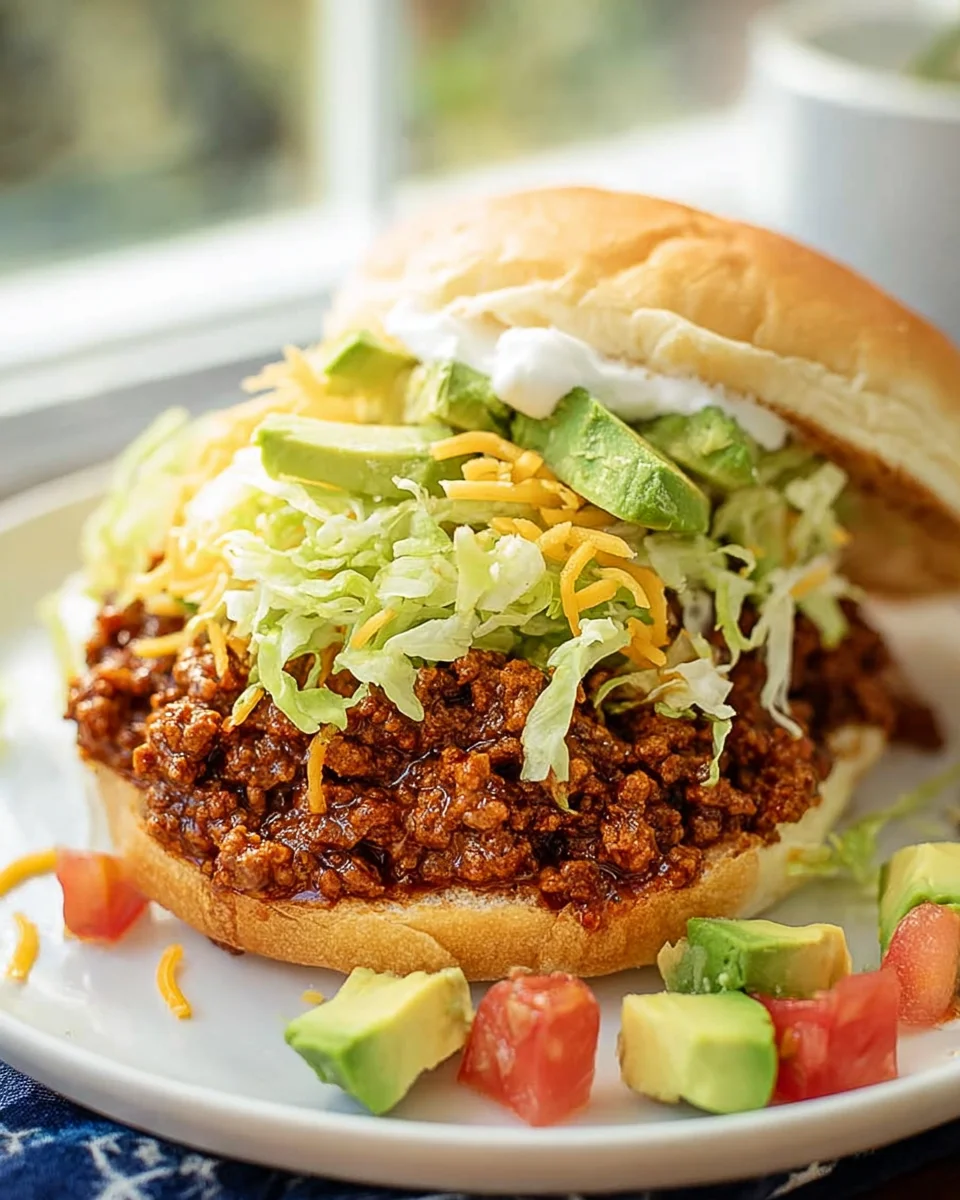 Köstliche Taco Sloppy Joes mit Rindfleisch - Einfach lecker!