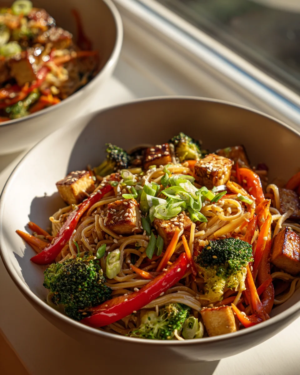 Gesund & Lecker: Veganer Teriyaki Noodle Bowl – Dein Lieblingsgericht!