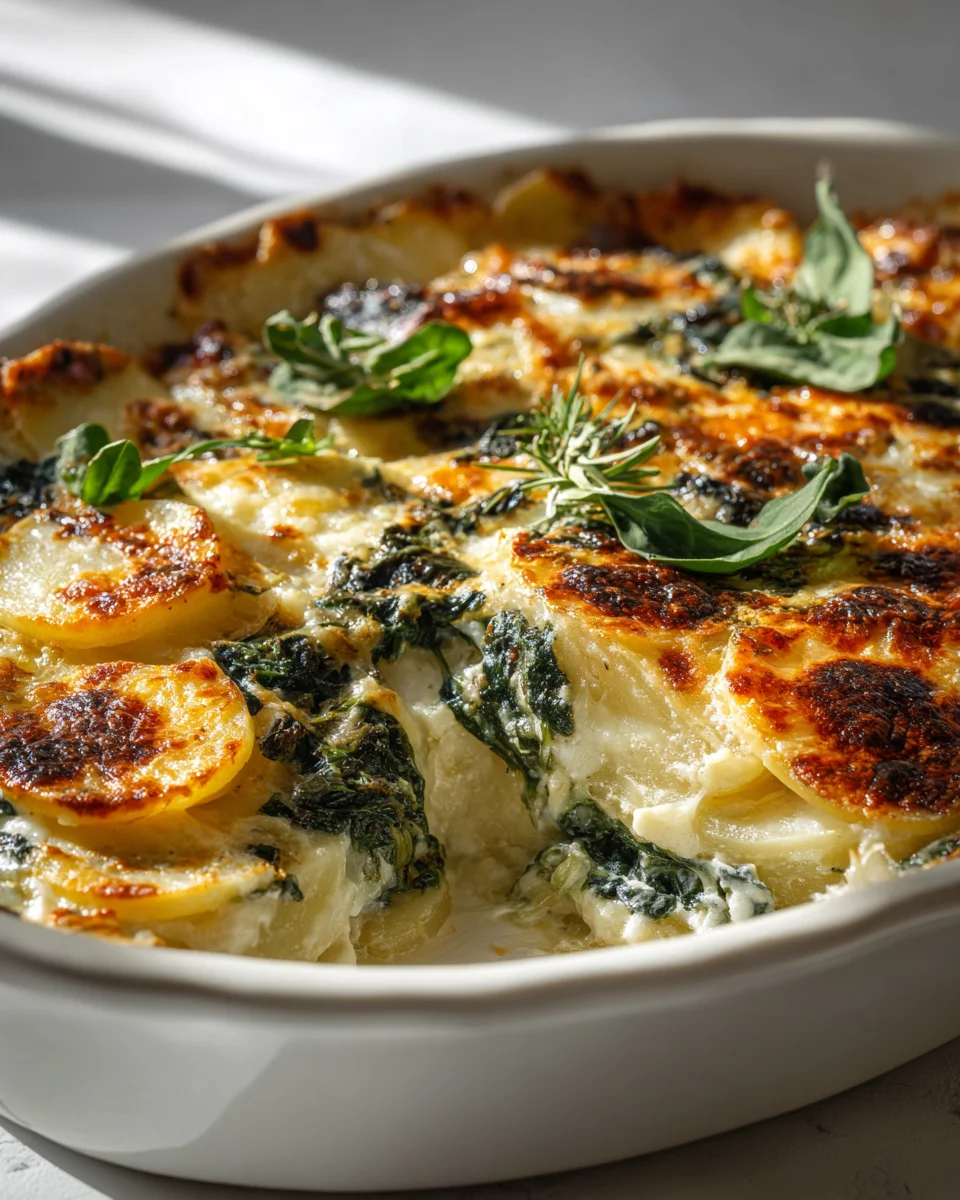 Bärlauch Kartoffel Gratin aus dem Ofen – Ein Genuss für Feinschmecker!