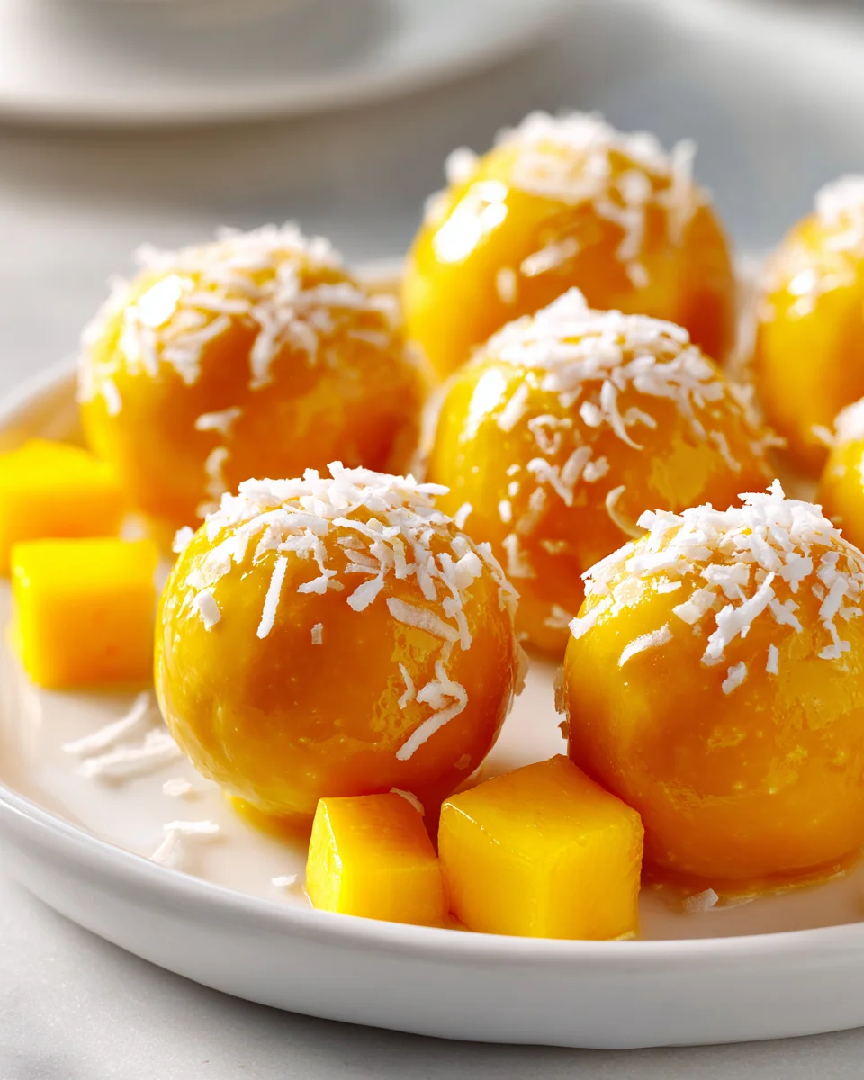 Mango Delight Truffles: Party-fertige Köstlichkeiten genießen!