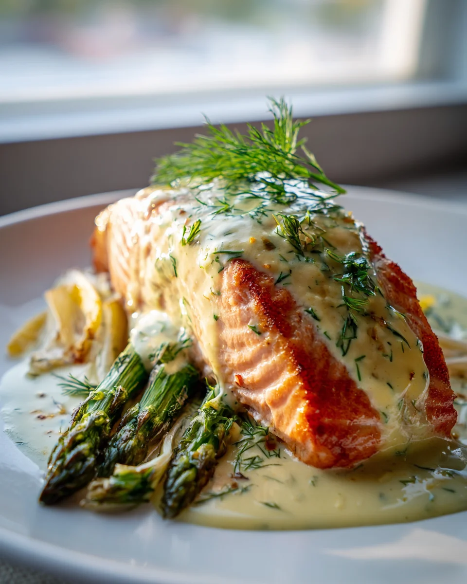 Lachsfilet mit Zitronen-Dill-Sauce – Einfach & Lecker!