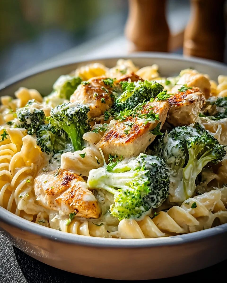 Cremige Hähnchen Brokkoli Pasta – Das Genuss-Rezept!