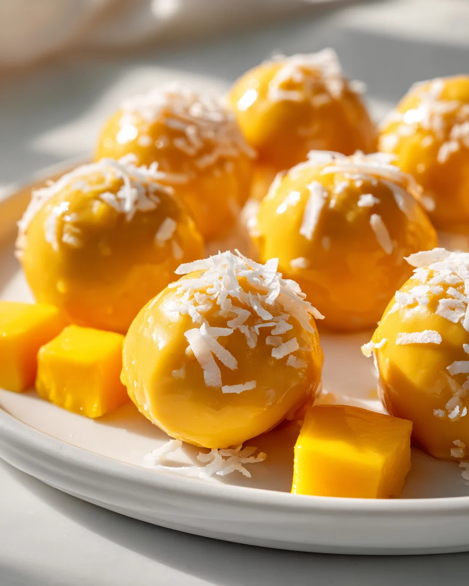 Mango Delight Truffles: Party-fertige Köstlichkeiten genießen!
