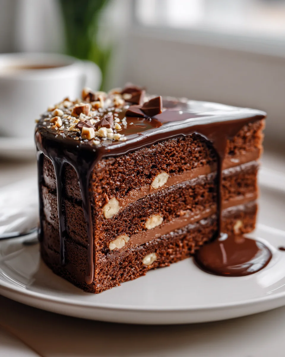 Leckere Schokoladen Haselnuss Torte – Ein Genuss für Schokoladenliebhaber!