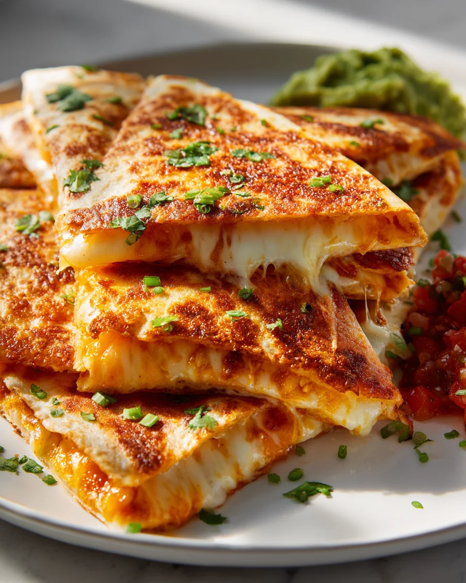 Käse-Stick Quesadillas mit Extra-Schmelz!