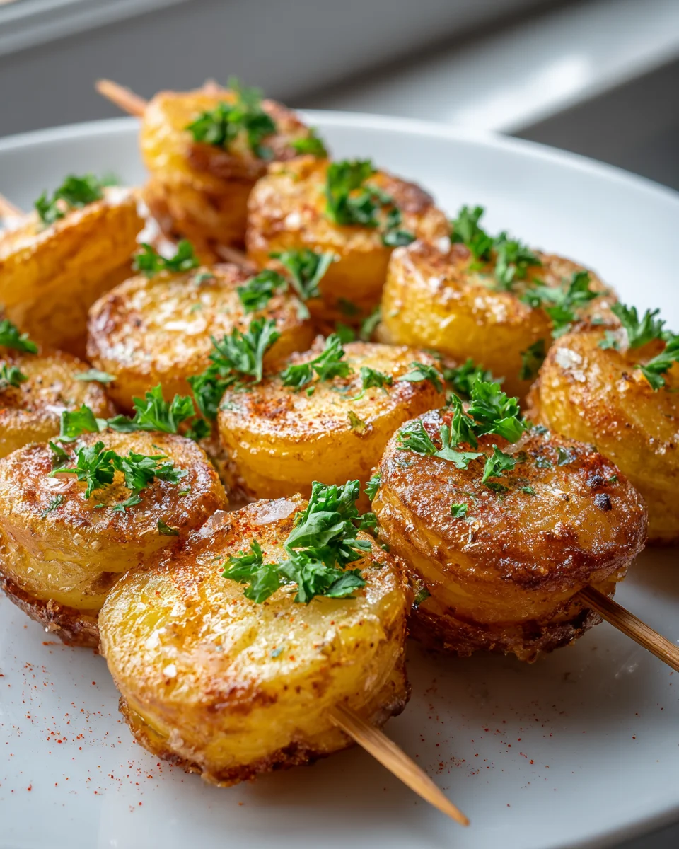 Knusprige Kartoffelspieße für die perfekte Party - Rezept!