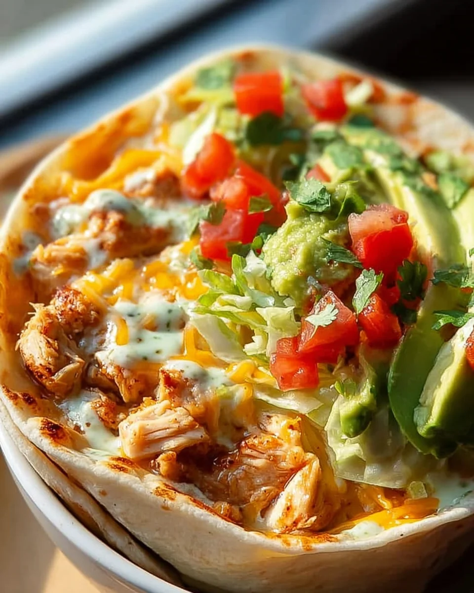 Leckere Chicken Avocado Ranch Burritos – Schnell & Einfach!