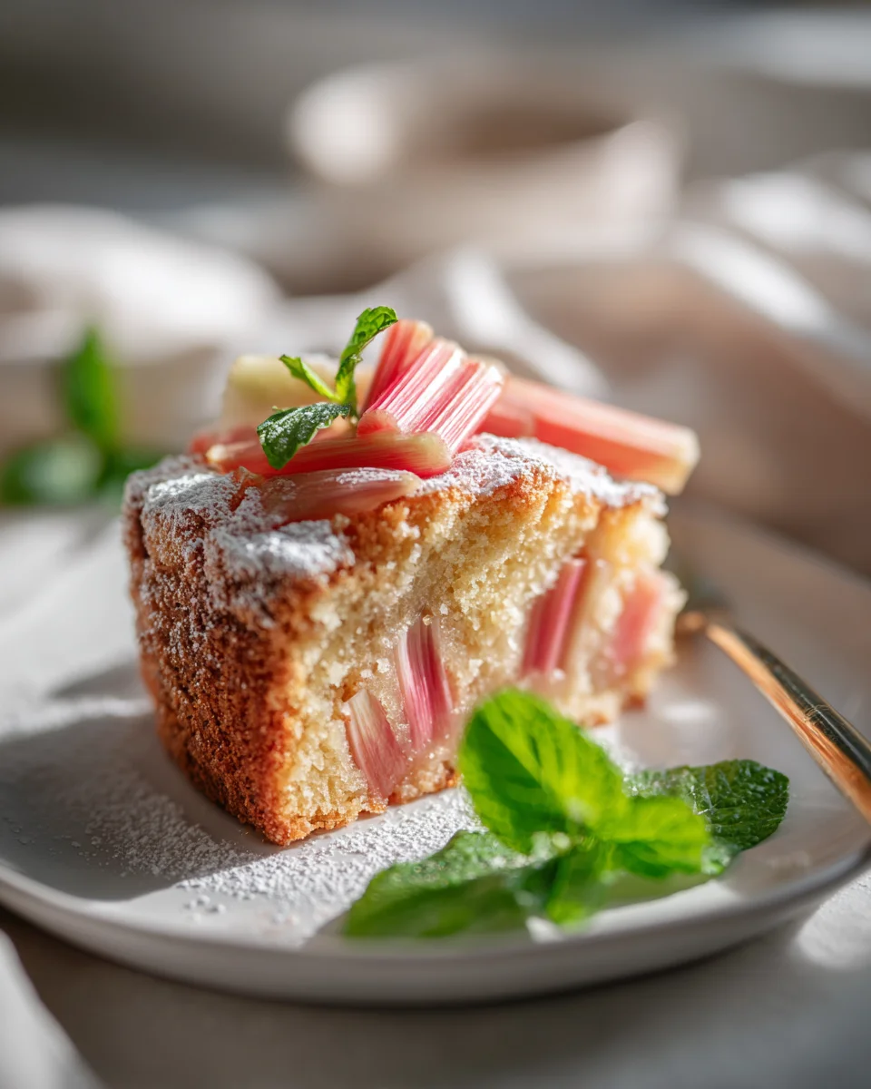 Erdnon-alcoholic Beer Rhabarber Frühlingskuchen Rezept
