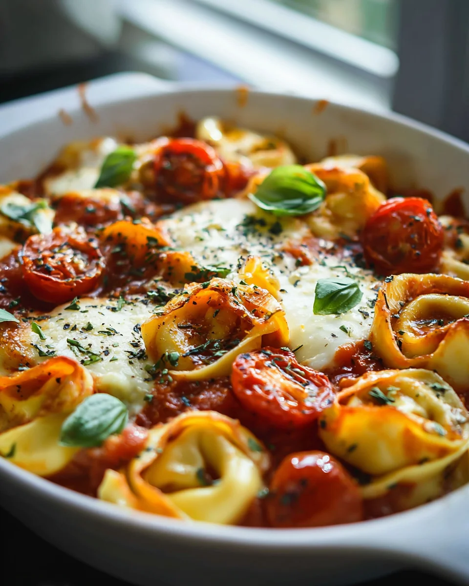 Tortellini Auflauf mit Tomaten und Mozzarella – Einfach genießen!